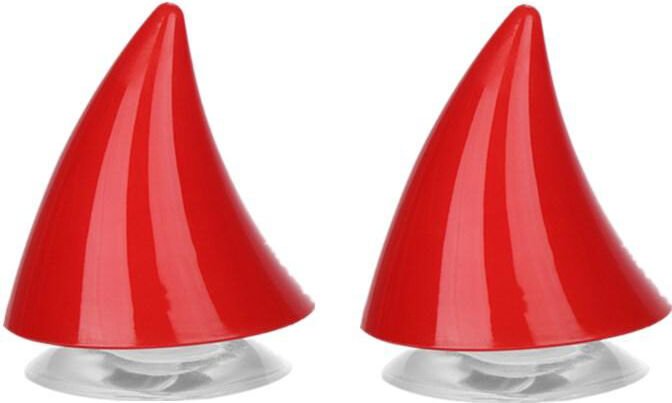 JİEKAİ KB KASK BOYNUZU BÜYÜK MODEL KIRMIZI