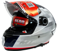 MT FULL FACE GÜNEŞ VİZÖRLÜ KASK FF118SV THUNDER 4 SV TREADS C7 PARLAK (2XL)