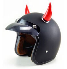 JİEKAİ KB KASK BOYNUZU BÜYÜK MODEL SİYAH
