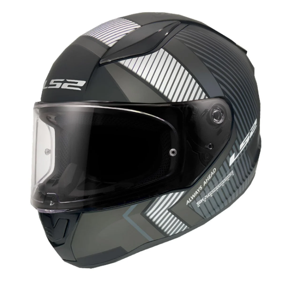 LS2 RAPİD 2 FULL FACE KASK EXTRA MAT SİYAH-GRİ (M)