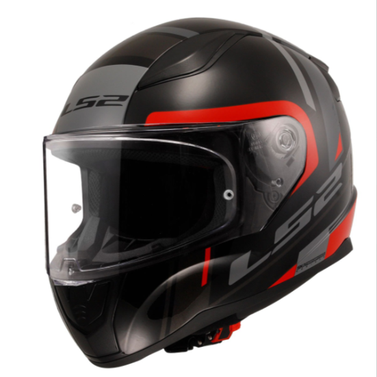 LS2 RAPİD 2 FULL FACE KASK CHOS SİYAH-KIRMIZI (M)