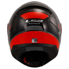 LS2 RAPİD 2 FULL FACE KASK CHOS SİYAH-KIRMIZI (M)