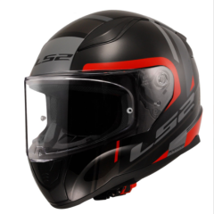 LS2 RAPİD 2 FULL FACE KASK CHOS SİYAH-KIRMIZI (XL)