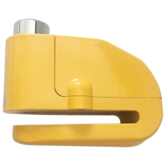 MTS LK303 ÇELİK ALARMLI DİSK KİLİDİ (YEDEK PİLLİ) SARI