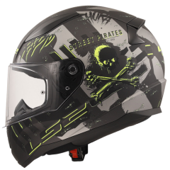 LS2 RAPİD 2 FULL FACE KASK PİRATES TİTANYUM (S)