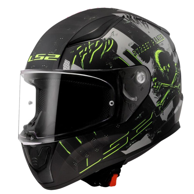LS2 RAPİD 2 FULL FACE KASK PİRATES TİTANYUM (XL)