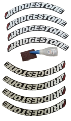BRİDGESTONE LASTİK YAZISI SERİ 8 ADET