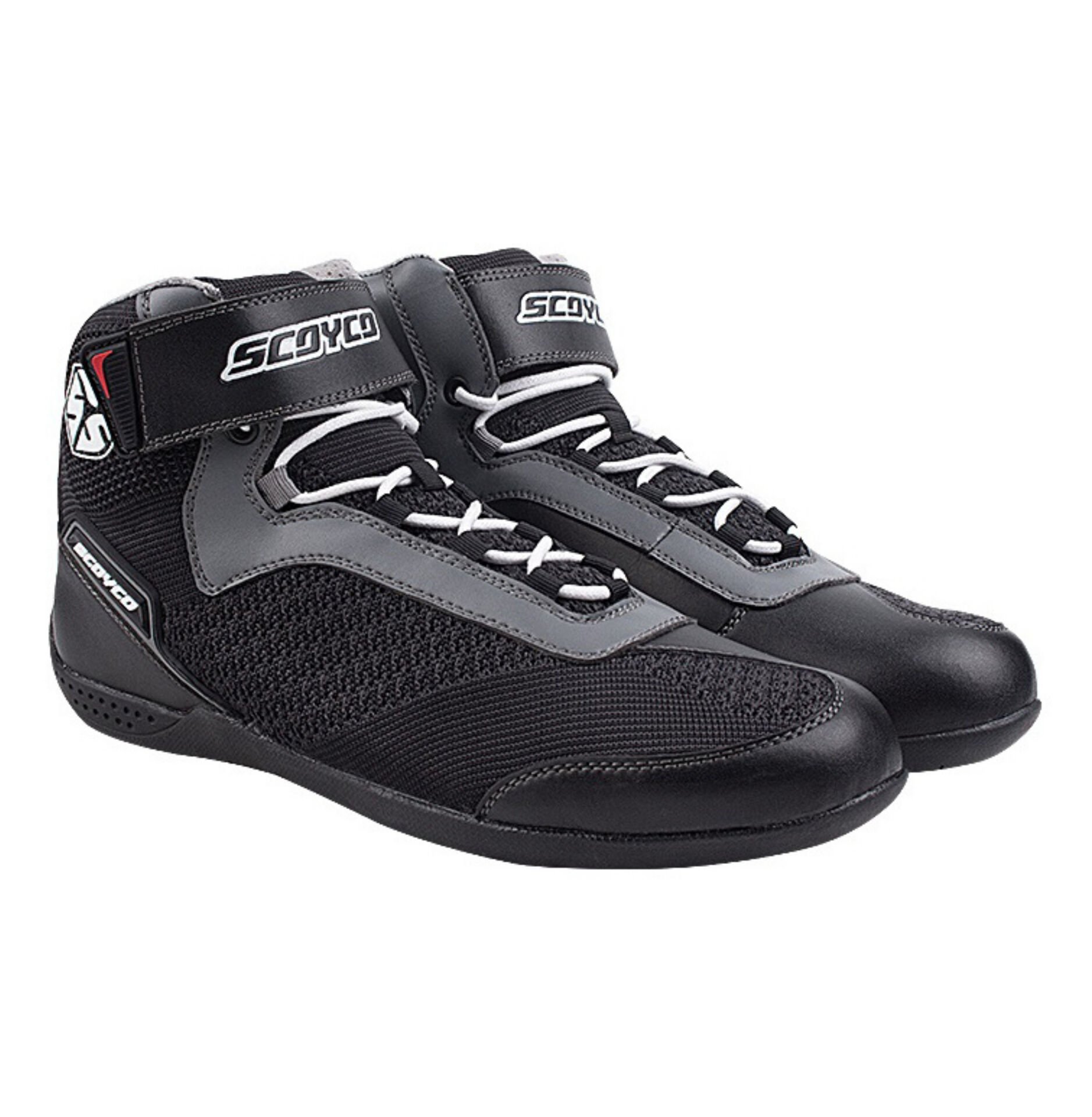SCOYCO MT031 TOURİNG YAZLIK KISA KORUMALI BOT BLACK-GREY (40)