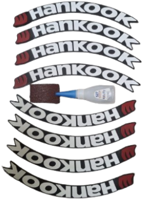 HANKOOK LASTİK YAZISI SERİ 8 ADET