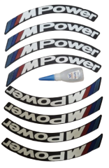 M.POWER LASTİK YAZISI SERİ 8 ADET