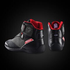 SCOYCO MT031 TOURİNG YAZLIK KISA KORUMALI BOT BLACK-RED (41)