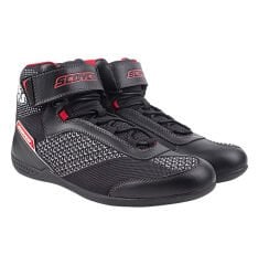 SCOYCO MT031 TOURİNG YAZLIK KISA KORUMALI BOT BLACK-RED (42)