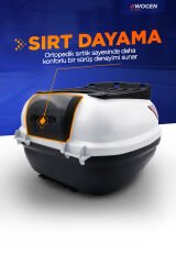 WOGEN WG52 PREMİUM ARKA ÇANTA 52 LİTRE (BEYAZ) + KARBON DİZLİK HEDİYE