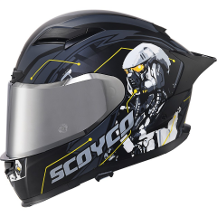 SCOYCO FF-871 FULL FACE KASK GÜNEŞ VİZÖRLÜ CYBER (M)