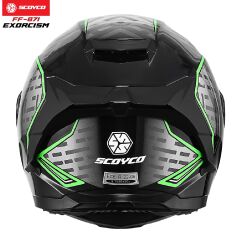 SCOYCO FF-871 FULL FACE KASK GÜNEŞ VİZÖRLÜ EXORCISM (L)