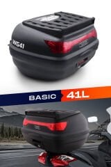 WOGEN WG41 BASİC ARKA ÇANTA 41 LİTRE (SİYAH) + KARBON DİZLİK HEDİYE