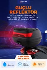 WOGEN WG41 BASİC ARKA ÇANTA 41 LİTRE (SİYAH) + KARBON DİZLİK HEDİYE