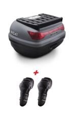 WOGEN WG41 BASİC ARKA ÇANTA 41 LİTRE (NARDO GRİ) + KARBON DİZLİK HEDİYE