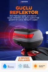 WOGEN WG41 BASİC ARKA ÇANTA 41 LİTRE (NARDO GRİ) + KARBON DİZLİK HEDİYE