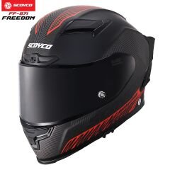 SCOYCO FF-871 FULL FACE KASK GÜNEŞ VİZÖRLÜ FREEDOM (XL)