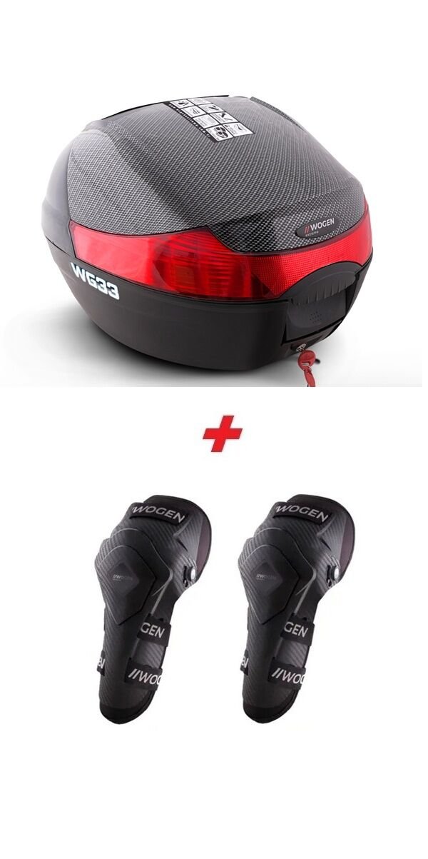 WOGEN WG33 BASİC KARBON ARKA ÇANTA+KARBON DİZLİK HEDİYE