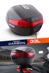 WOGEN WG33 BASİC KARBON ARKA ÇANTA+KARBON DİZLİK HEDİYE