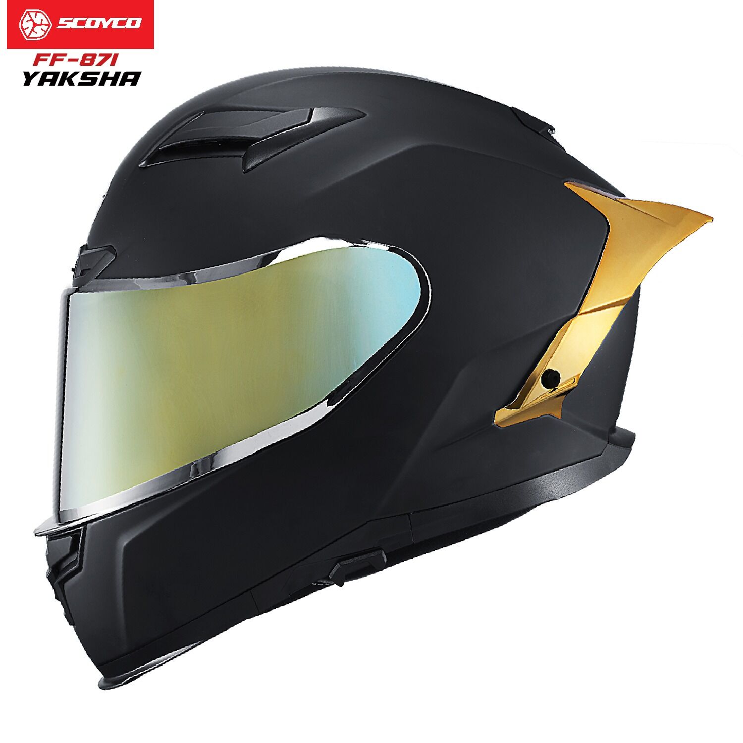SCOYCO FF-871 FULL FACE KASK GÜNEŞ VİZÖRLÜ YAKSHA (2XL)