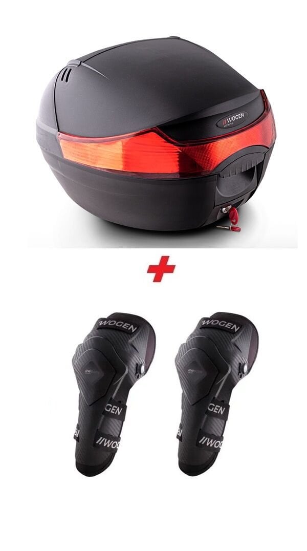 WOGEN WG33 BASİC ARKA ÇANTA (SİYAH)+KARBON DİZLİK HEDİYE