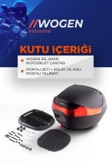 WOGEN WG33 BASİC ARKA ÇANTA (SİYAH)+KARBON DİZLİK HEDİYE