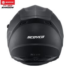 SCOYCO FF-869 FULL FACE KASK GÜNEŞ VİZÖRLÜ SHADOW (S)