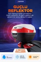 WOGEN WG33 BASİC ARKA ÇANTA (BEYAZ)+KARBON DİZLİK HEDİYE