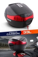 WOGEN WG33 KARBON ARKA ÇANTA 33 LİTRE PREMİUM+KARBON DİZLİK HEDİYE