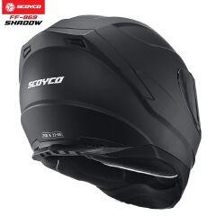 SCOYCO FF-869 FULL FACE KASK GÜNEŞ VİZÖRLÜ SHADOW (L)