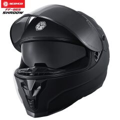 SCOYCO FF-869 FULL FACE KASK GÜNEŞ VİZÖRLÜ SHADOW (XL)