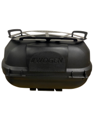 WOGEN WG39 SIRT DAYAMALI PREMİUM METAL BAGAJLI ÇANTA (SİYAH)