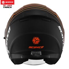 SCOYCO OF-669 YARIM CAMLI KASK GÜNEŞ VİZÖRLÜ TRACK (XL)