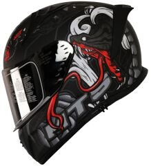 MTS M-801-SNAKE FULL FACE KASK GÜNEŞ VİZÖRLÜ MYTH GREY (M)