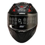 MTS M-801-SNAKE FULL FACE KASK GÜNEŞ VİZÖRLÜ MYTH GREY (M)