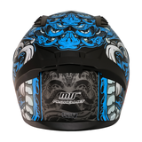 MTS M-801-SNAKE FULL FACE KASK GÜNEŞ VİZÖRLÜ MYTH BLUE (XL)