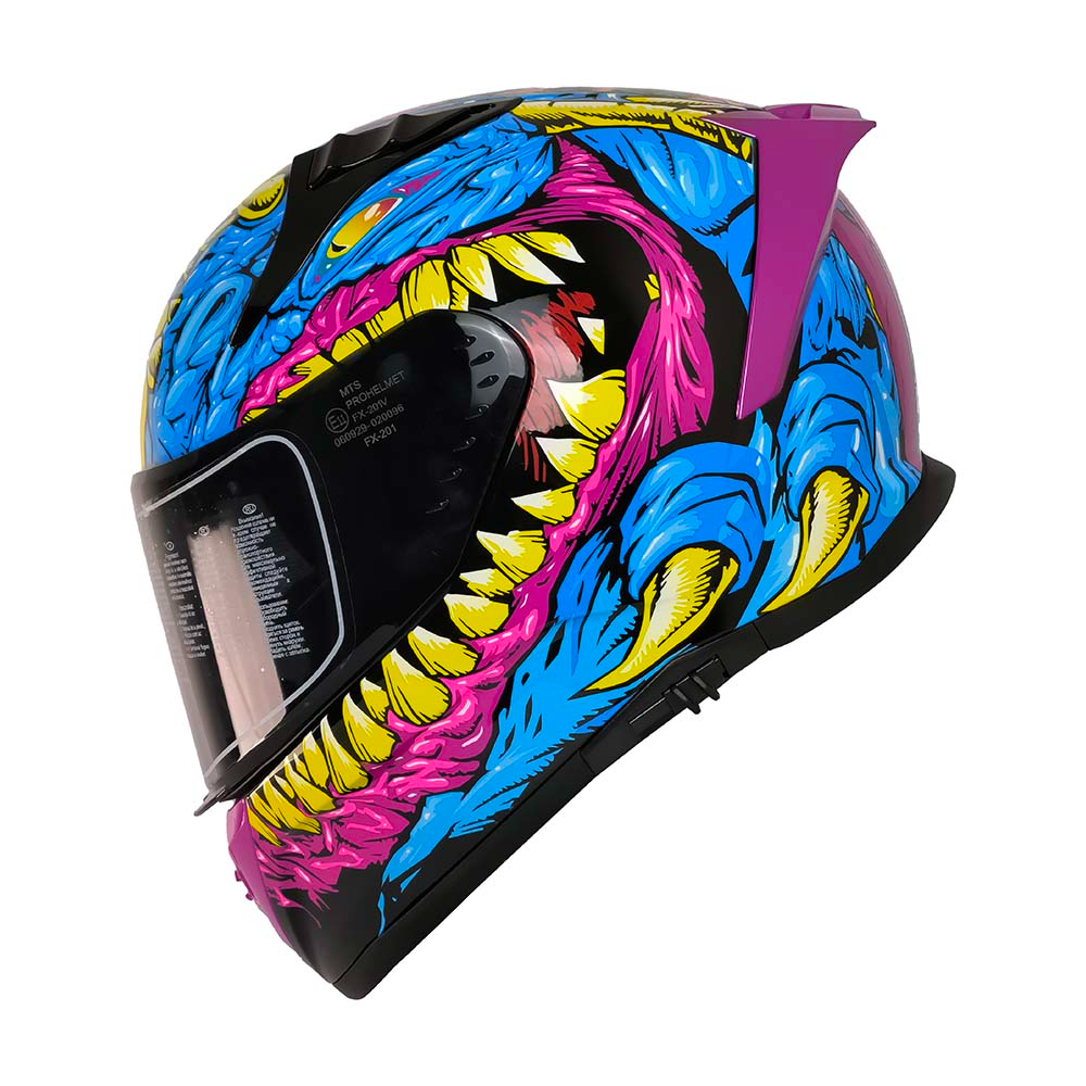MTS M-801-SNAKE FULL FACE KASK GÜNEŞ VİZÖRLÜ GONGJU (M)