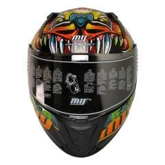 MTS M-801-SNAKE FULL FACE KASK GÜNEŞ VİZÖRLÜ AZURE (M)