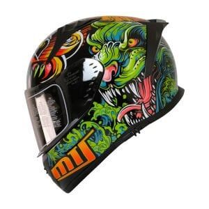 MTS M-801-SNAKE FULL FACE KASK GÜNEŞ VİZÖRLÜ AZURE (XL)