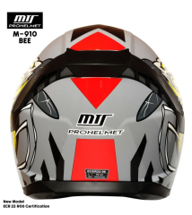 MTS M-910 FULL FACE KASK GÜNEŞ VİZÖRLÜ PARLAK BEE (XL)