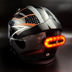 MTS KASK ARKASI LED ÇAKAR 4 MODLU (TÜM KASKLARA UYUMLUDUR)