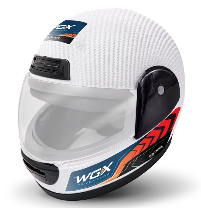 WOGEN FULL FACE KASK KARBON BEYAZ (M)
