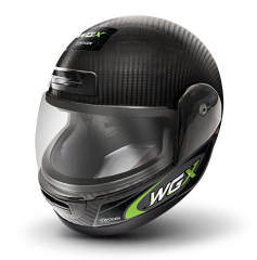WOGEN FULL FACE KASK KARBON SİYAH-YEŞİL (L)