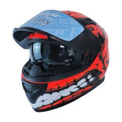 FAZER FX-211 FULL FACE KASK GÜNEŞ VİZÖRLÜ FANTASTİC RED (2XL)