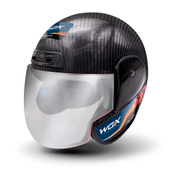 WOGEN KARBON YARIM KASK SİYAH (XL)