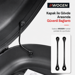 WOGEN MOTOSİKLET ARKA ÇANTASI İÇİN ARA BAĞLANTI PARÇASI (33-39-41-50-52 LİTREYE UYUMLUDUR)