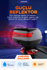 WOGEN WG52 ARKA ÇANTA 52 L SIRT DAYAMALI BASIC (NARDO GRİ)